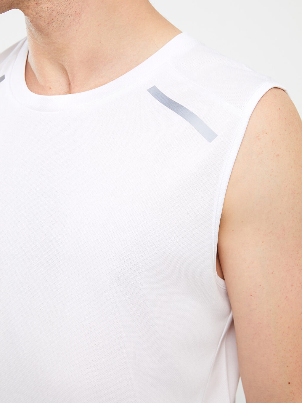 Crew Neck Men's Sleeveless T-Shirt-3