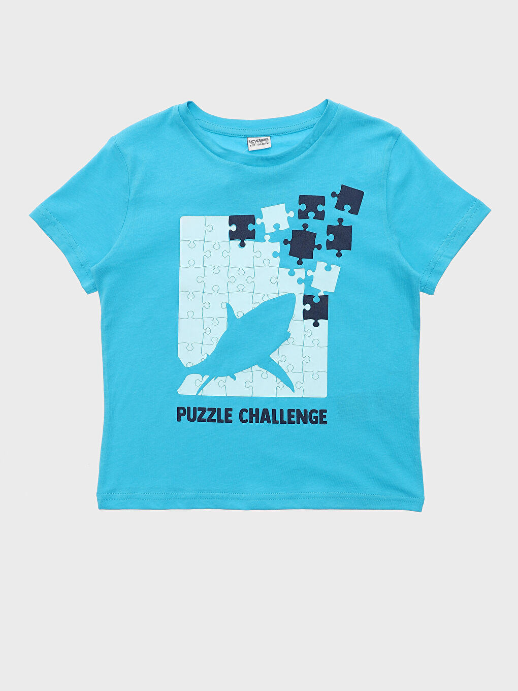 Crew Neck Printed Short Sleeve Boys' T-Shirt