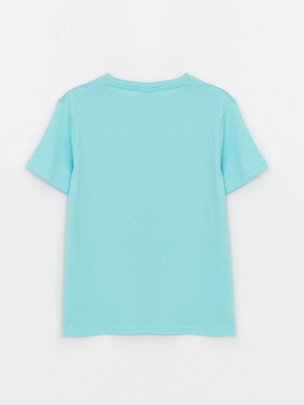 Crew Neck Printed Short Sleeve Boys' T-Shirt-1