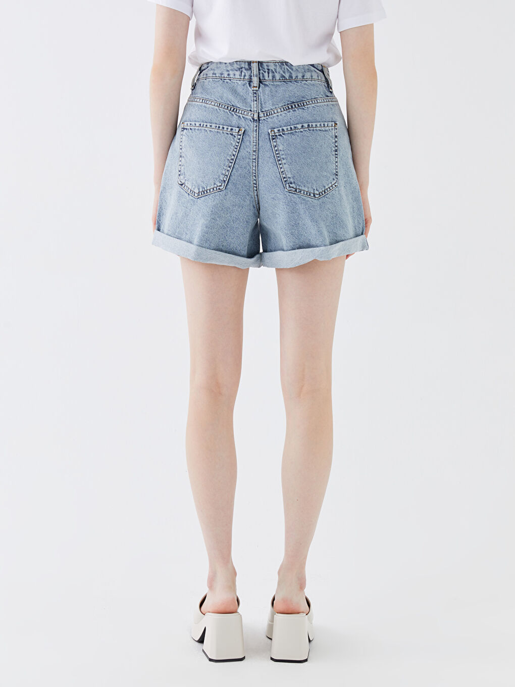 Standard Fit Women's Jean Shorts -S3IB05Z8-311