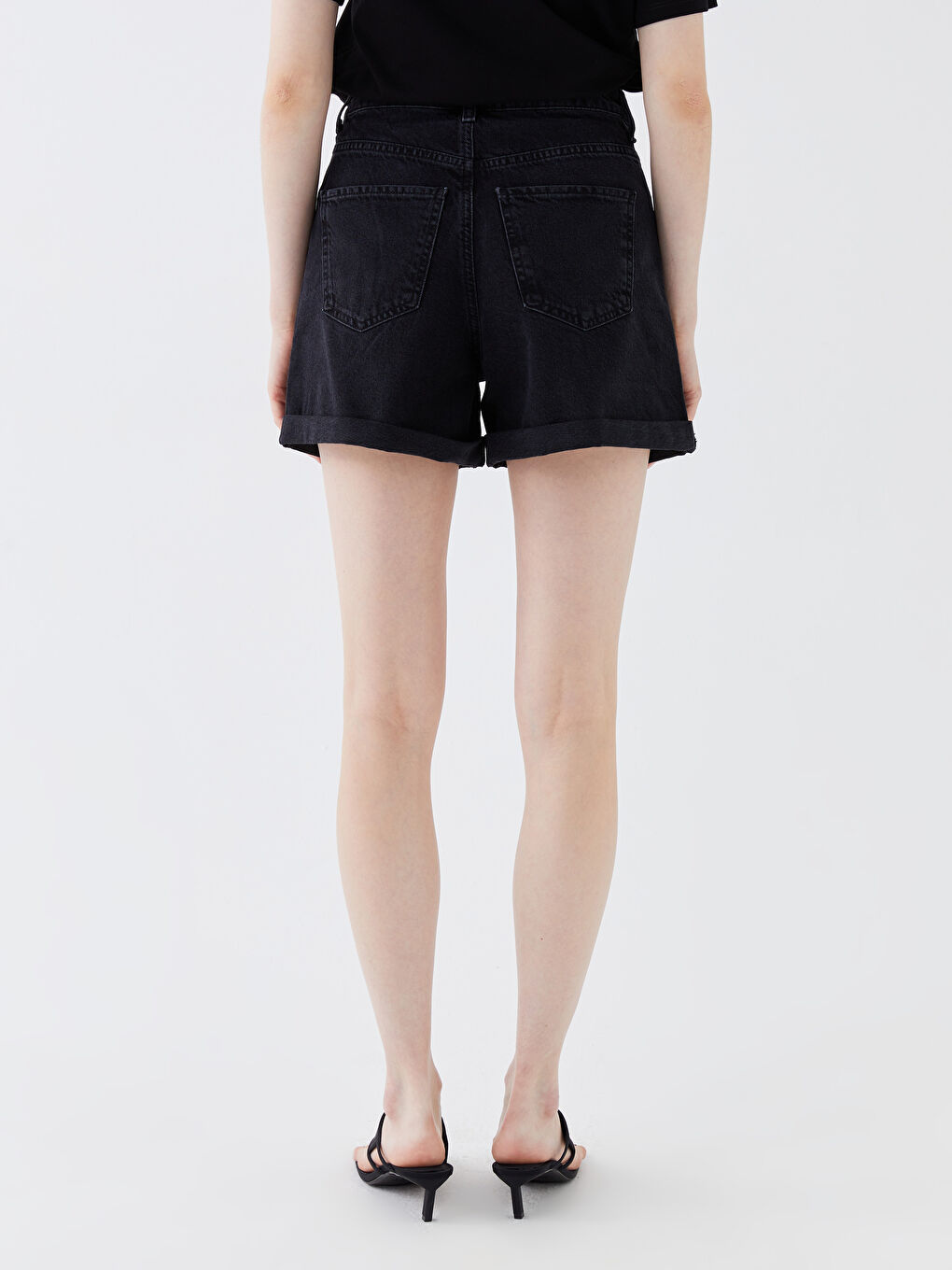 Standard Fit Women's Jean Shorts -S3IB05Z8-326