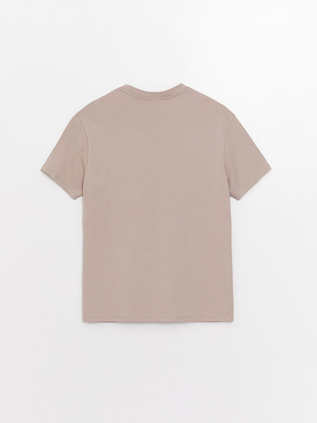 Kahverengi Bisiklet Yaka Baskılı Kısa Kollu Kadın Tişört-6