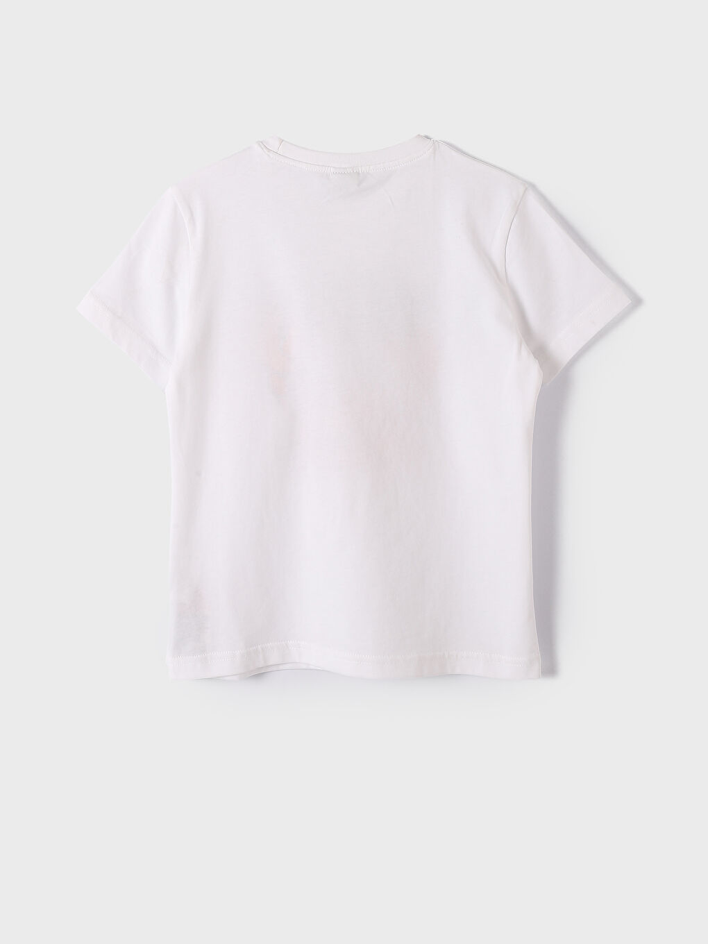 Crew Neck Printed Short Sleeve Boys' T-Shirt-1