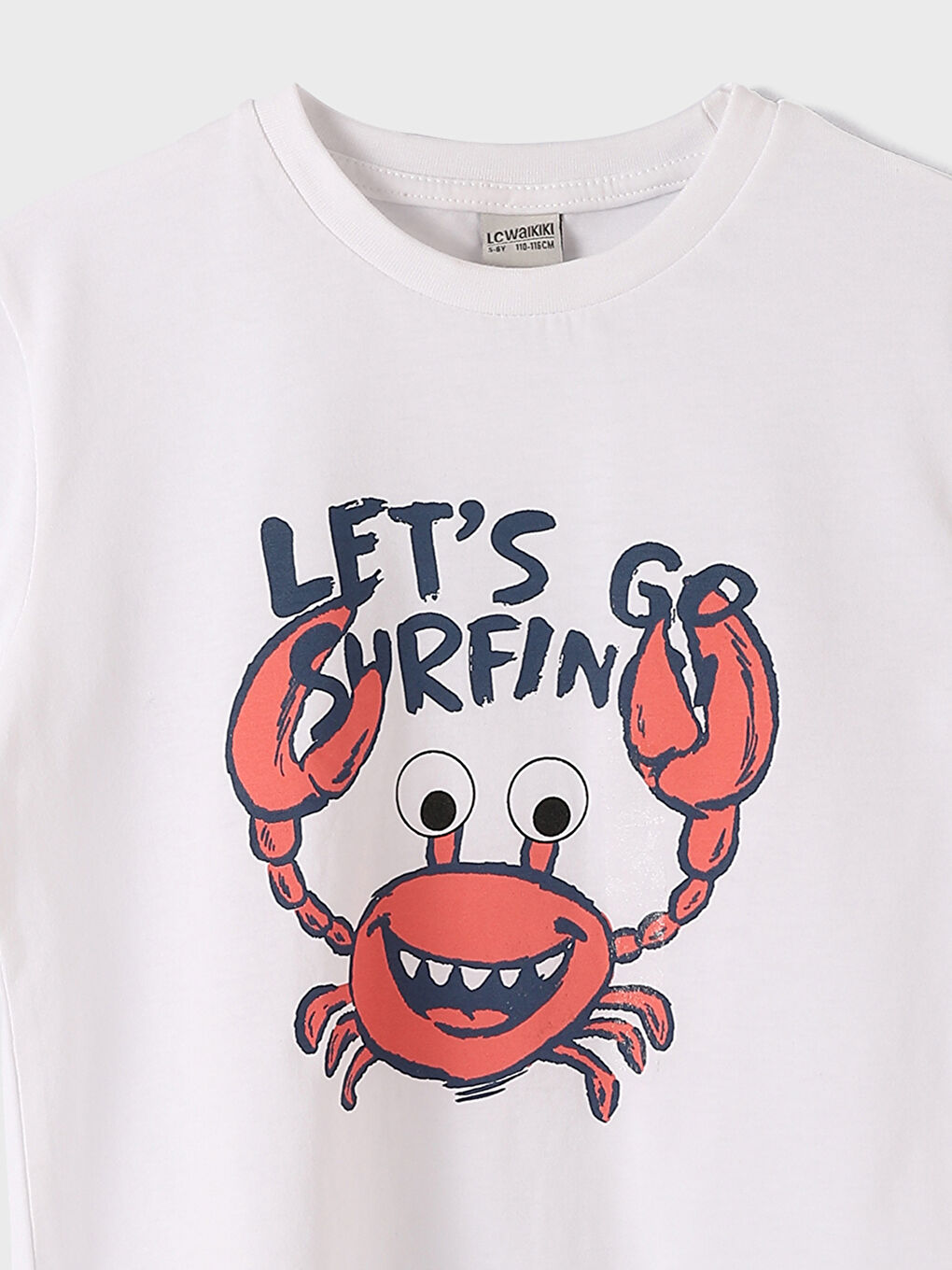 Crew Neck Printed Short Sleeve Boys' T-Shirt-2