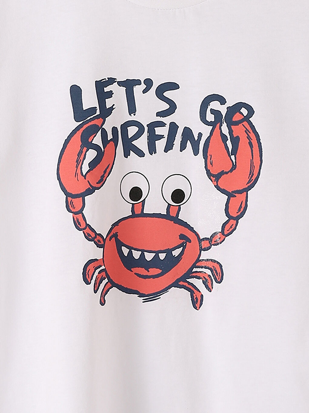 Crew Neck Printed Short Sleeve Boys' T-Shirt-3