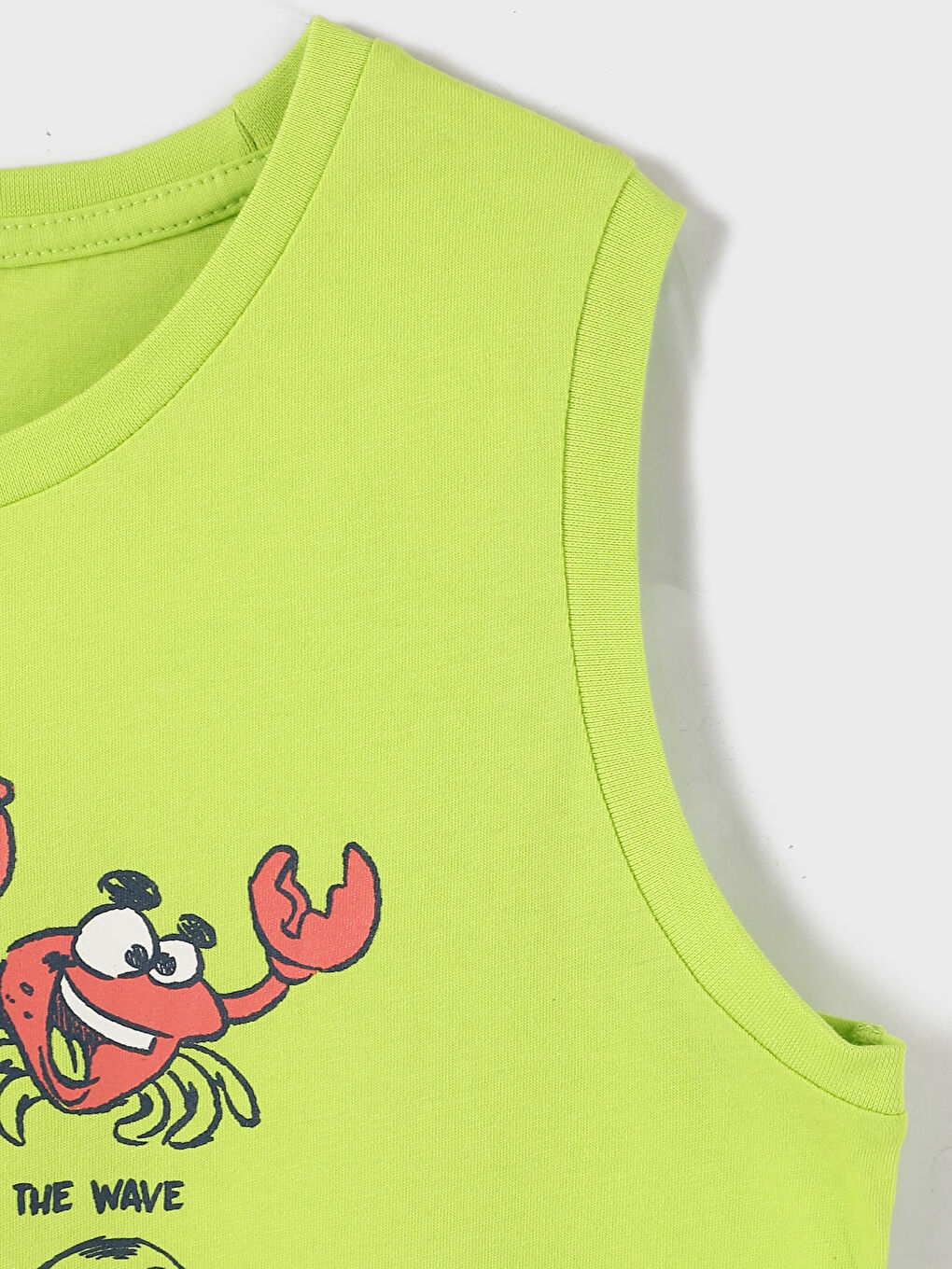 فيست مطبوع بياقة دائرية للأولاد-2