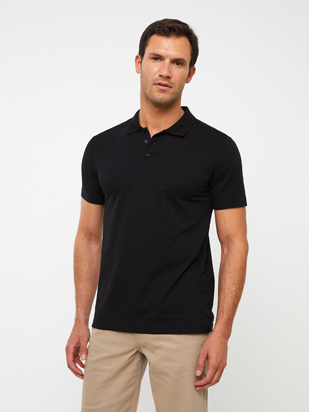 LCWAIKIKI Classic T-shirt homme col polo manches courtes -S3IB82Z8-CVL