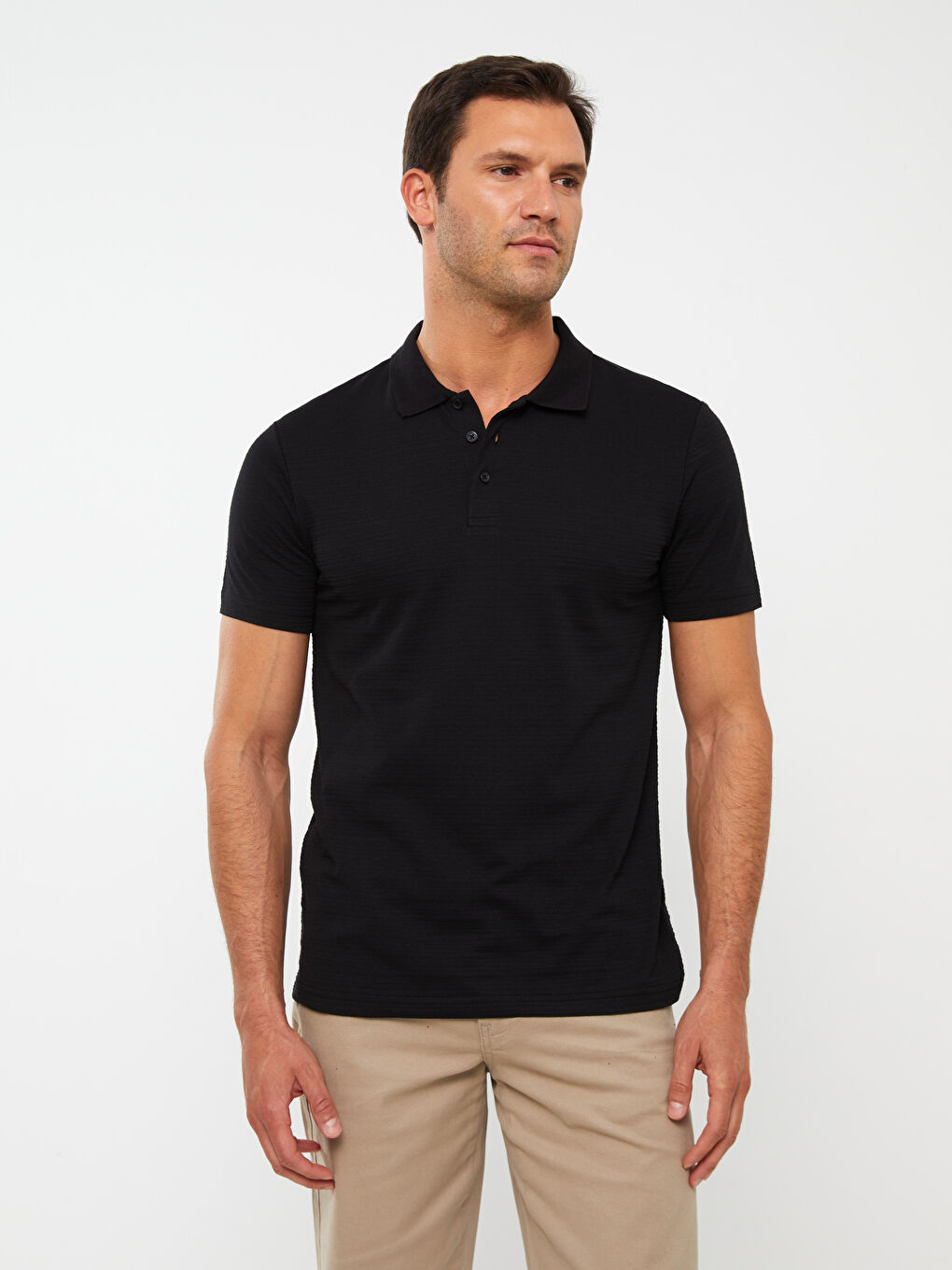 LCWAIKIKI Classic T-shirt homme col polo manches courtes -S3IB82Z8-CVL