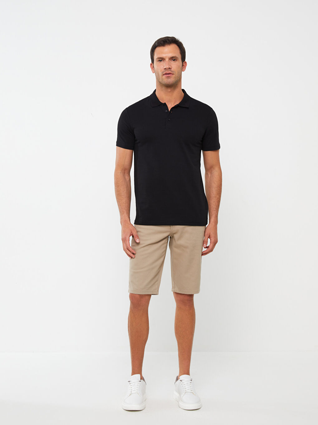 LCWAIKIKI Classic T-shirt homme col polo manches courtes -S3IB82Z8-CVL
