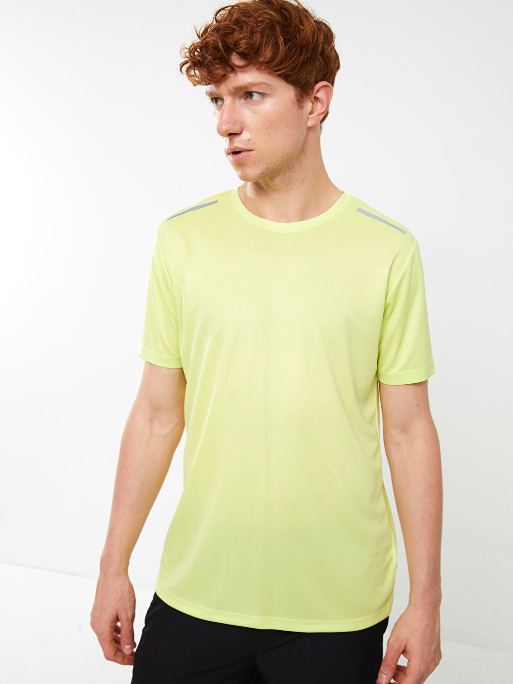 Crew Neck Short Sleeve Men's Sports T-Shirt