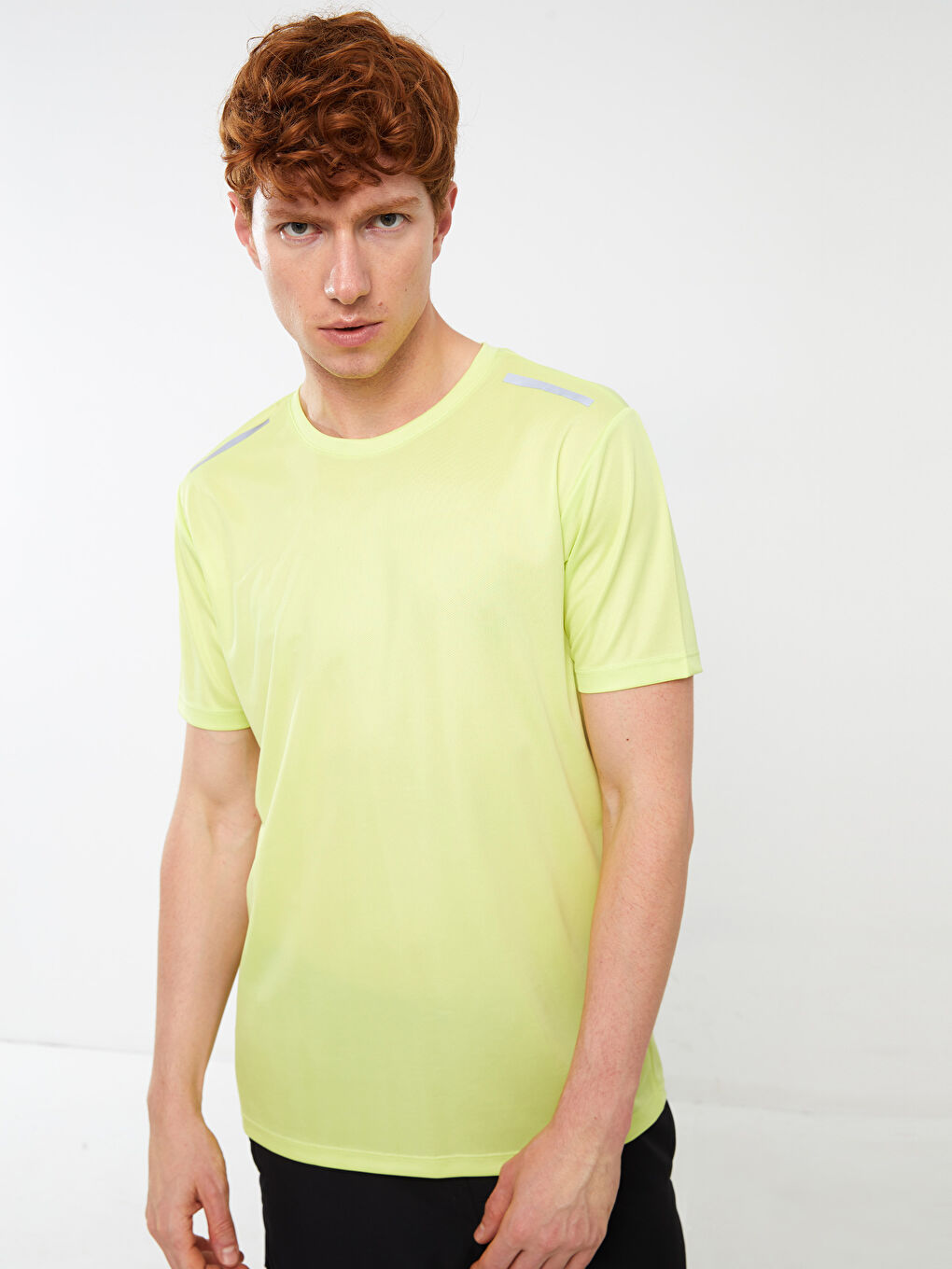 Crew Neck Short Sleeve Men's Sports T-Shirt-1