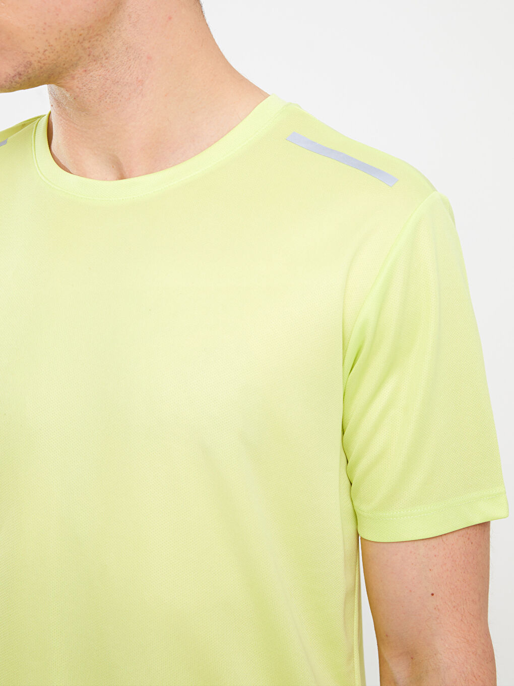 Crew Neck Short Sleeve Men's Sports T-Shirt-3