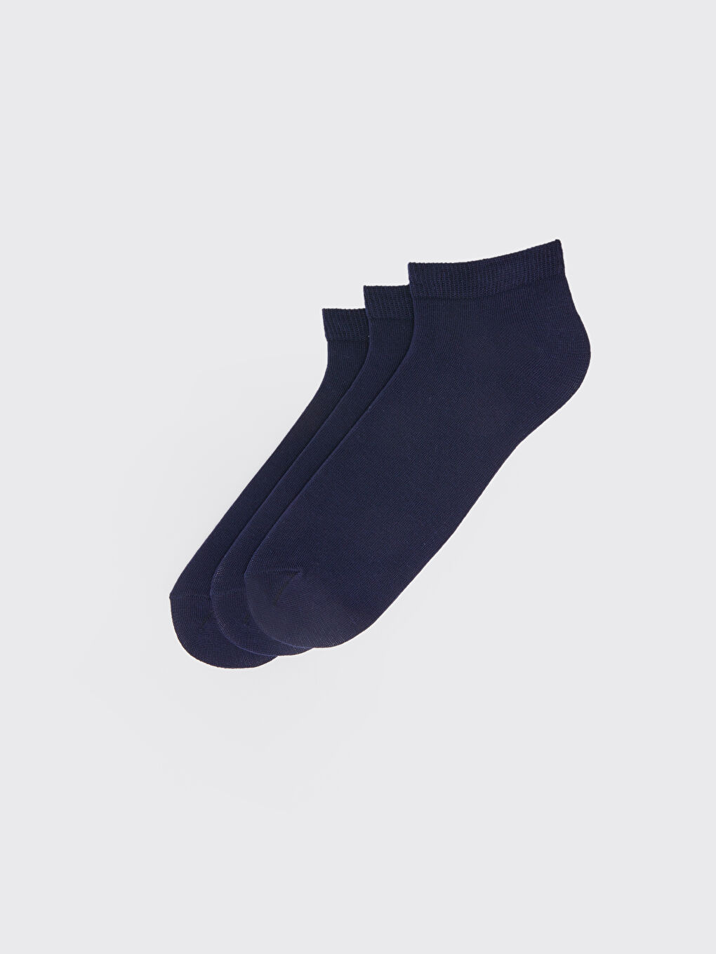 Lacivert Erkek Patik Çorap 3'lü-1