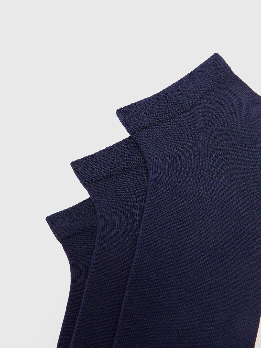 Lacivert Erkek Patik Çorap 3'lü-2