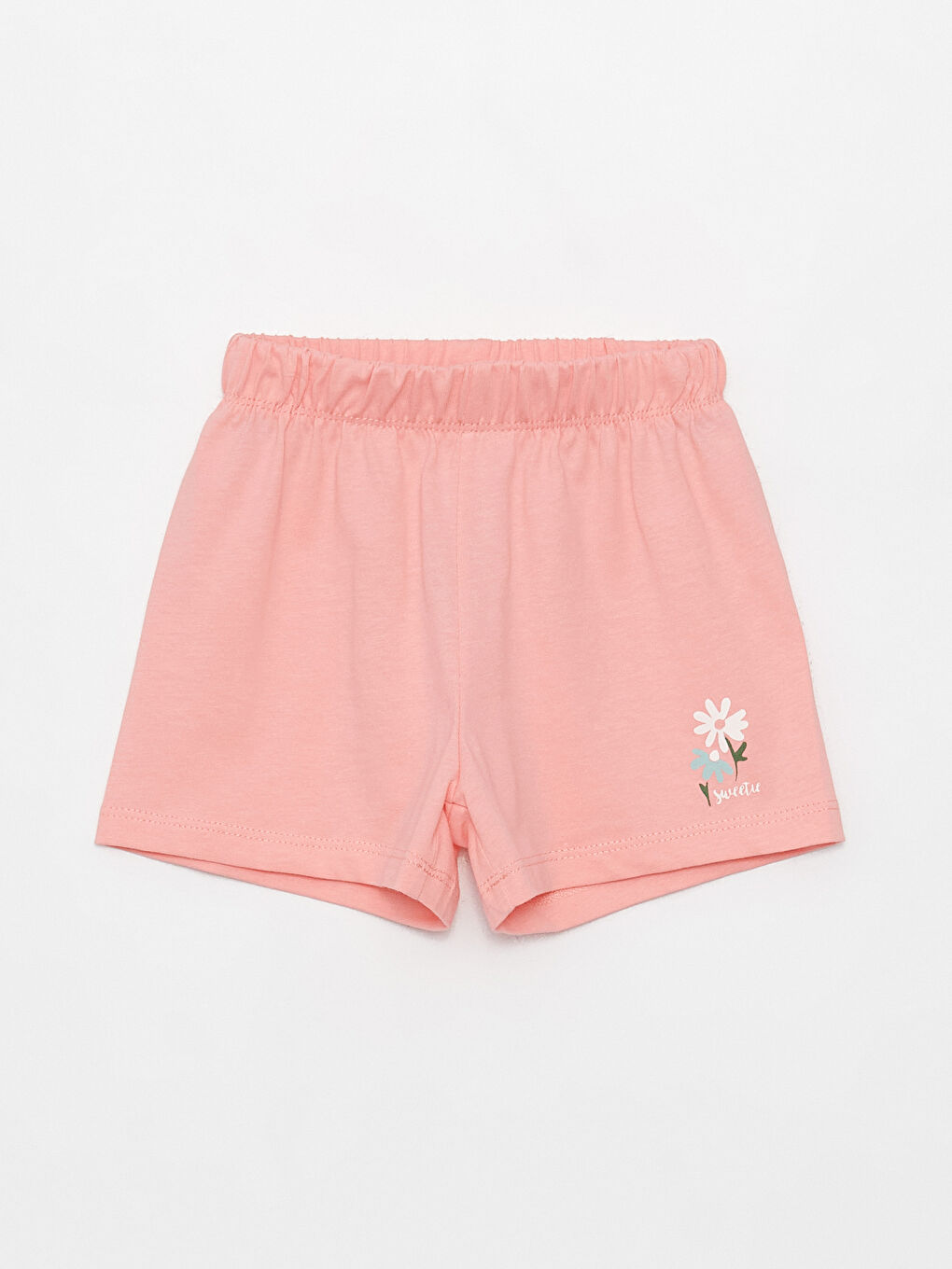 شورتات للبنات الرضع بخصر مرن - مجموعة من 2-1