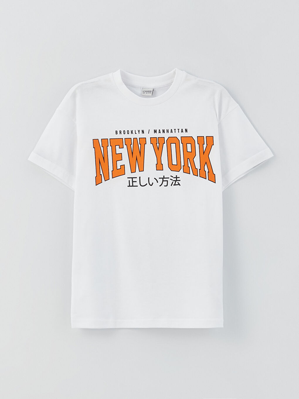 Relaxed Fit Crew Neck Printed Boys' T-Shirt