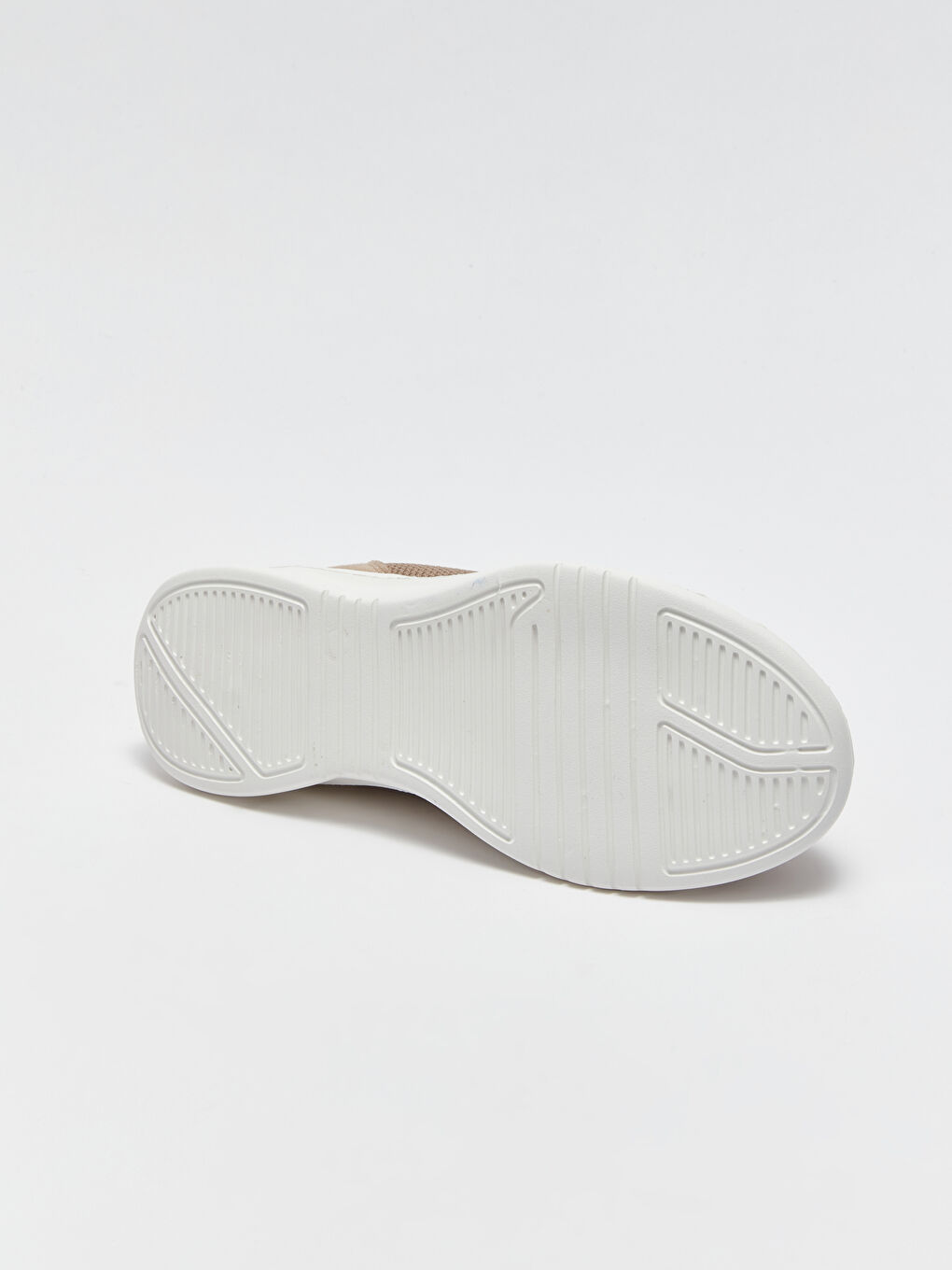 Bej Bağcıklı Kadın Aktif Spor Ayakkabı-3