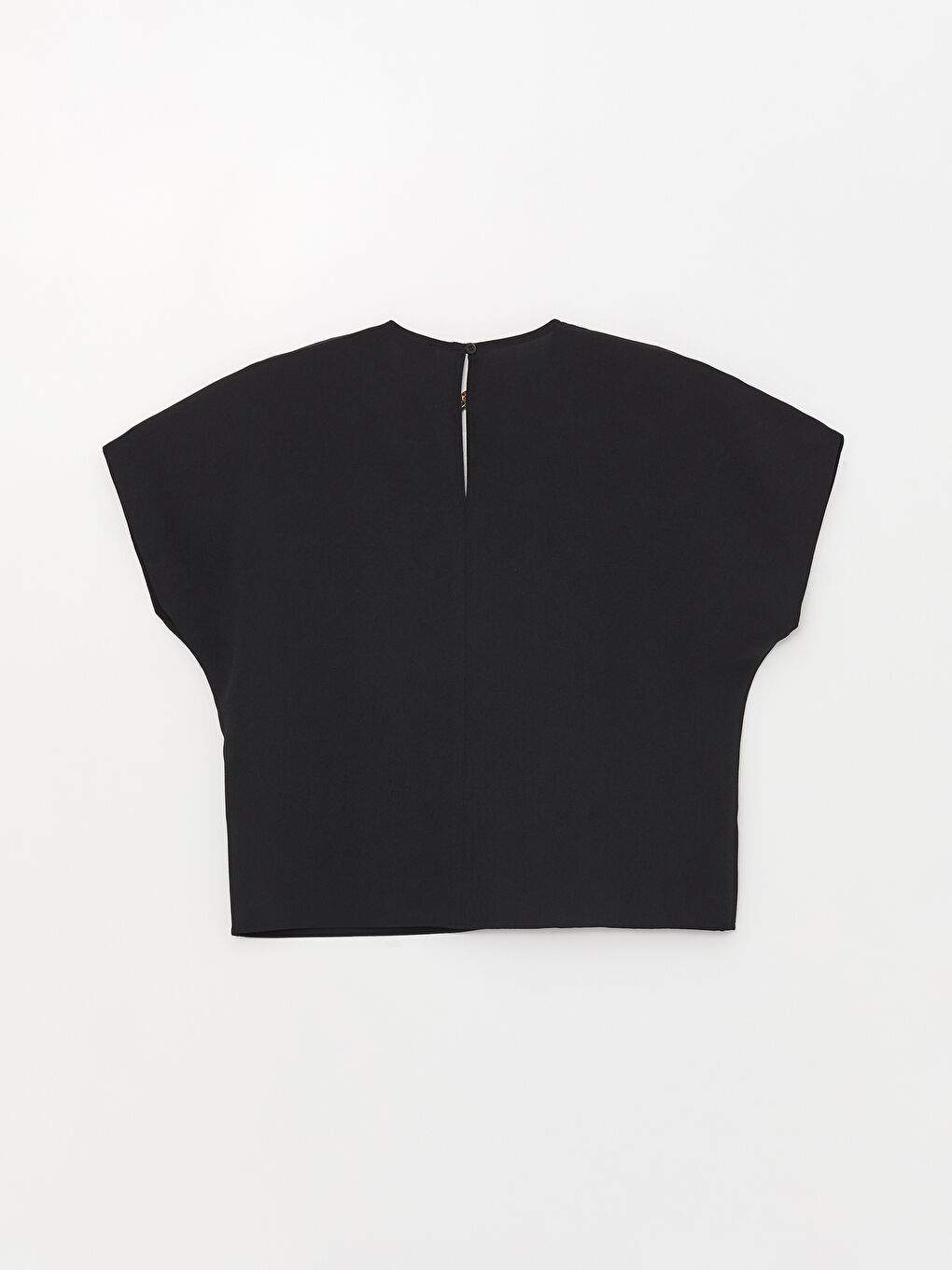 Crew Neck Straight Short Sleeve Women Blouse -S3IE25Z8-CVL