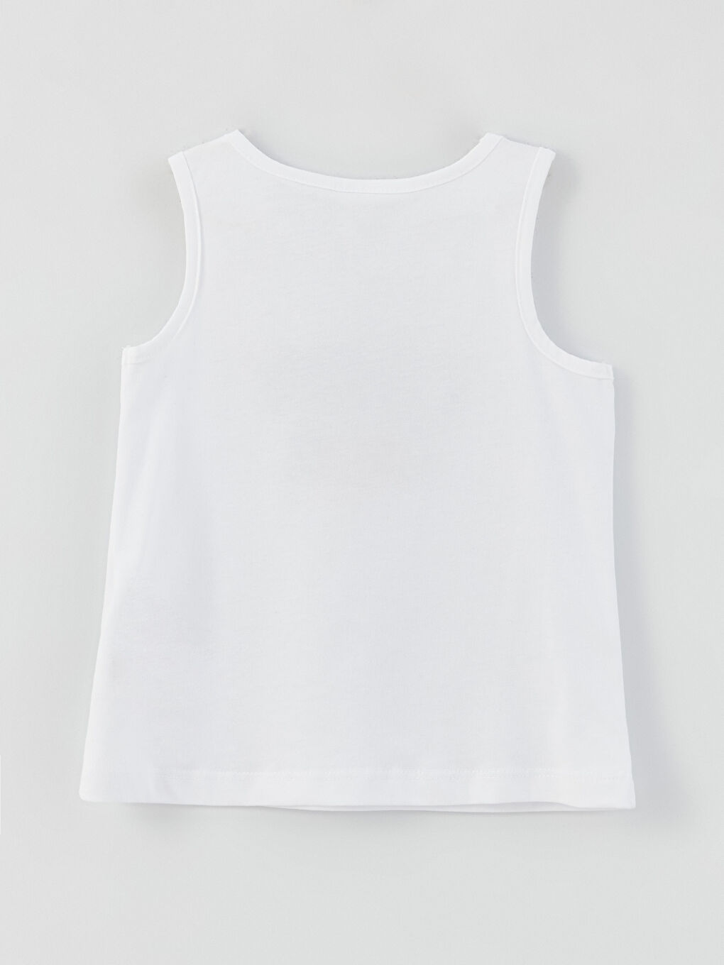 Crew Neck Printed Baby Girls' Tank Top-1