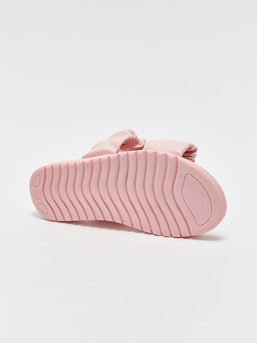 Pembe Büzgü Bantlı Kız Çocuk Terlik-3