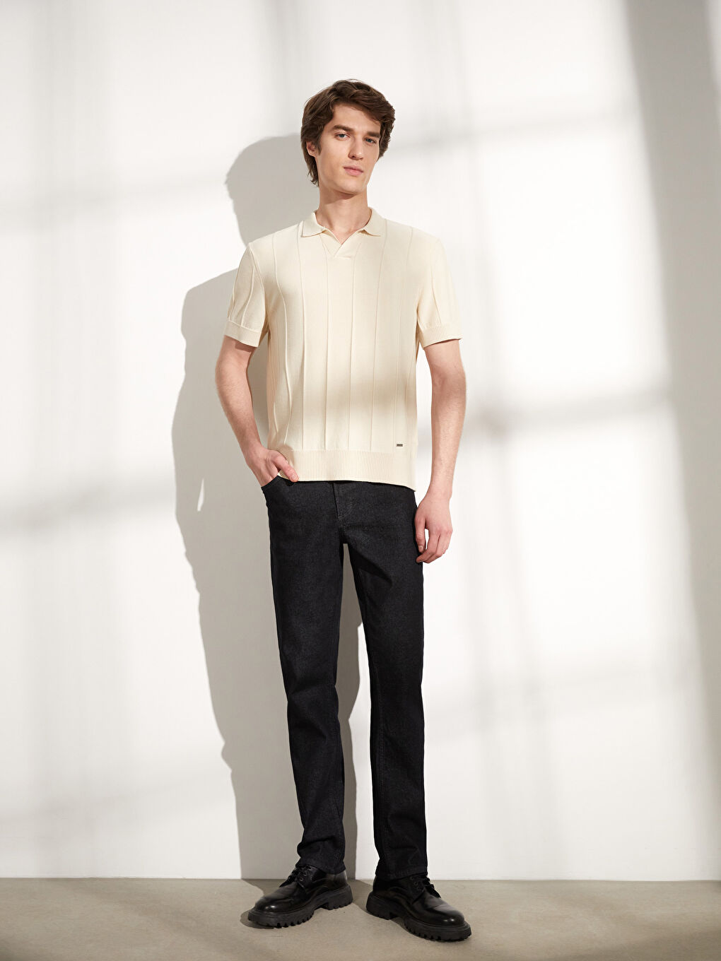 İndigo Regular Fit Erkek Jean Pantolon-1