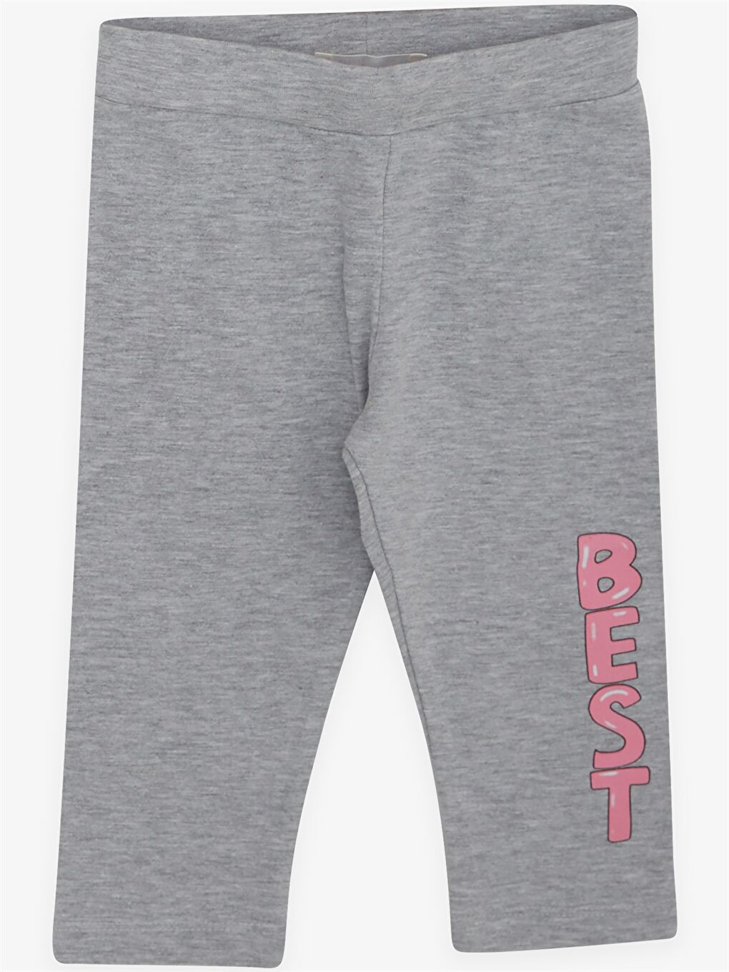 Pembe Bisiklet Yaka Baskılı Kız Bebek Tişört ve Tayt 2'li Takım-3