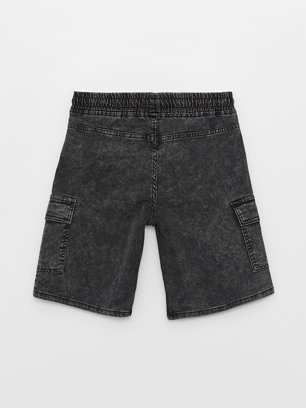 Relaxed Fit Elasticated Waist Boys' Jean Shorts -S3IF61Z4-326