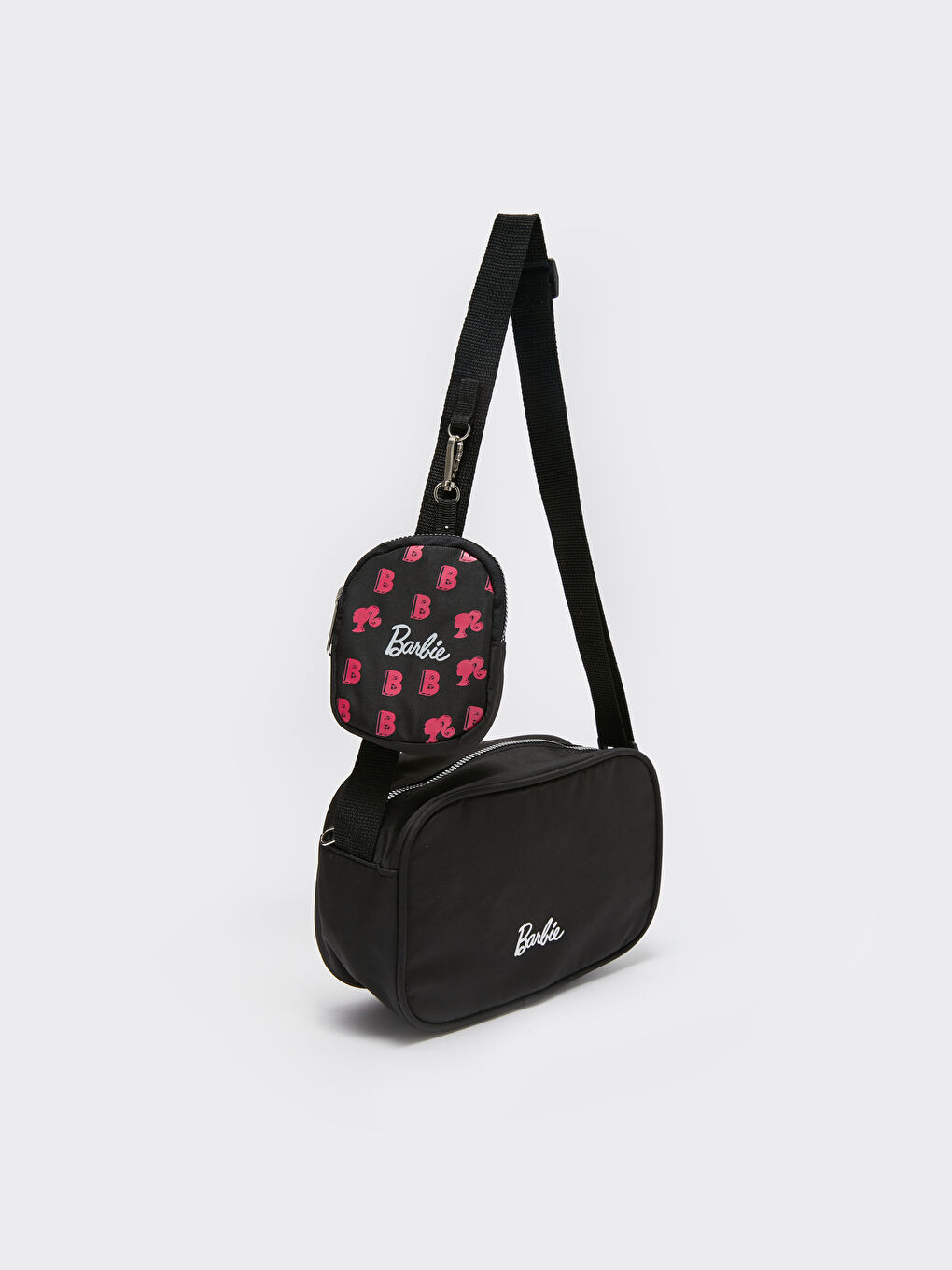 Barbie Printed Girl's Handbag with Wallet