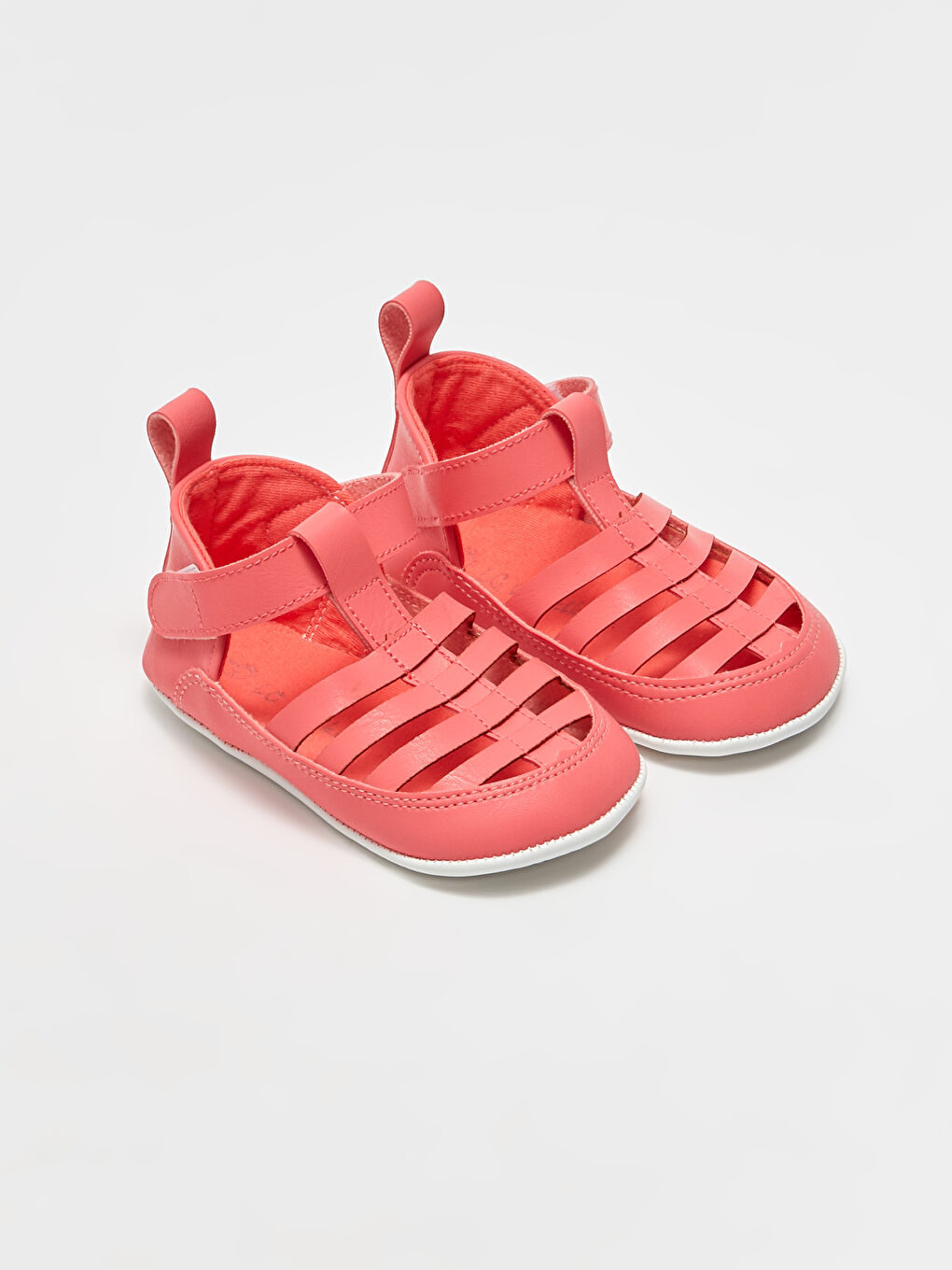 Pembe Cırt Cırtlı Kız Bebek İlk Adım Ayakkabısı