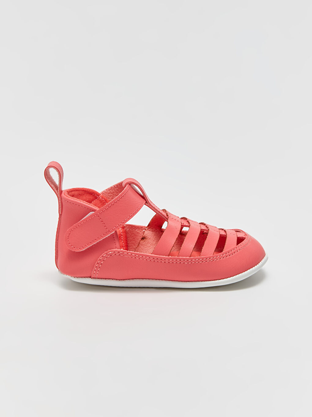 Pembe Cırt Cırtlı Kız Bebek İlk Adım Ayakkabısı-1