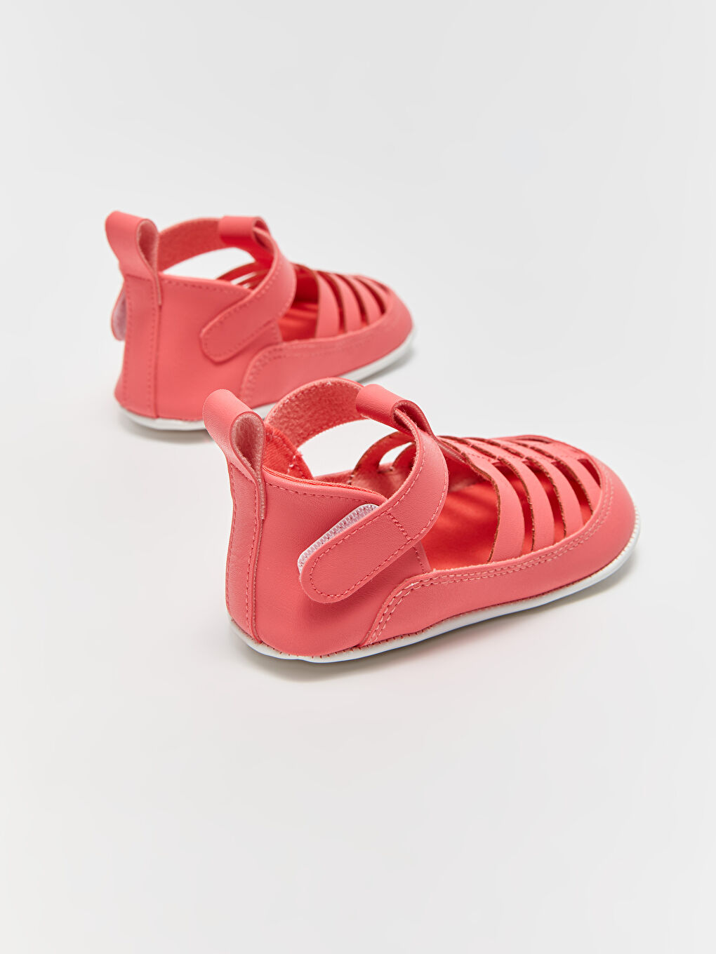 Pembe Cırt Cırtlı Kız Bebek İlk Adım Ayakkabısı-4