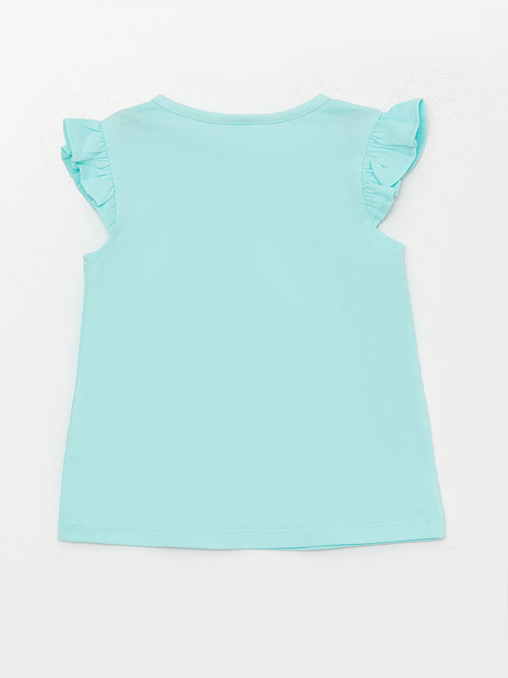 Crew Neck Basic Baby Girls' T-Shirt-1
