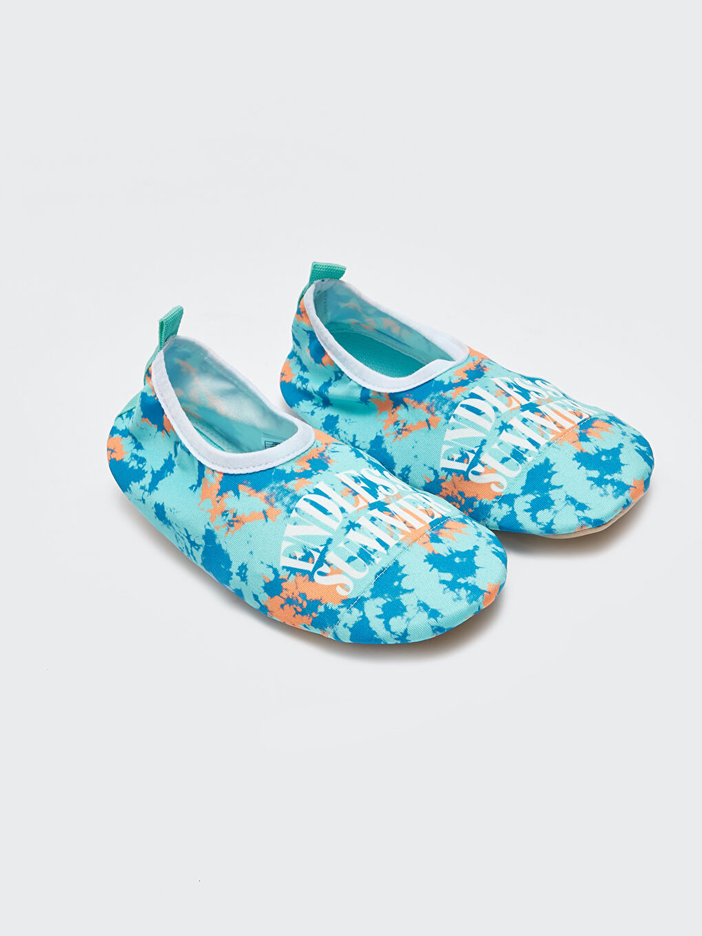 Mavi Baskılı Erkek Çocuk Deniz Ayakkabısı