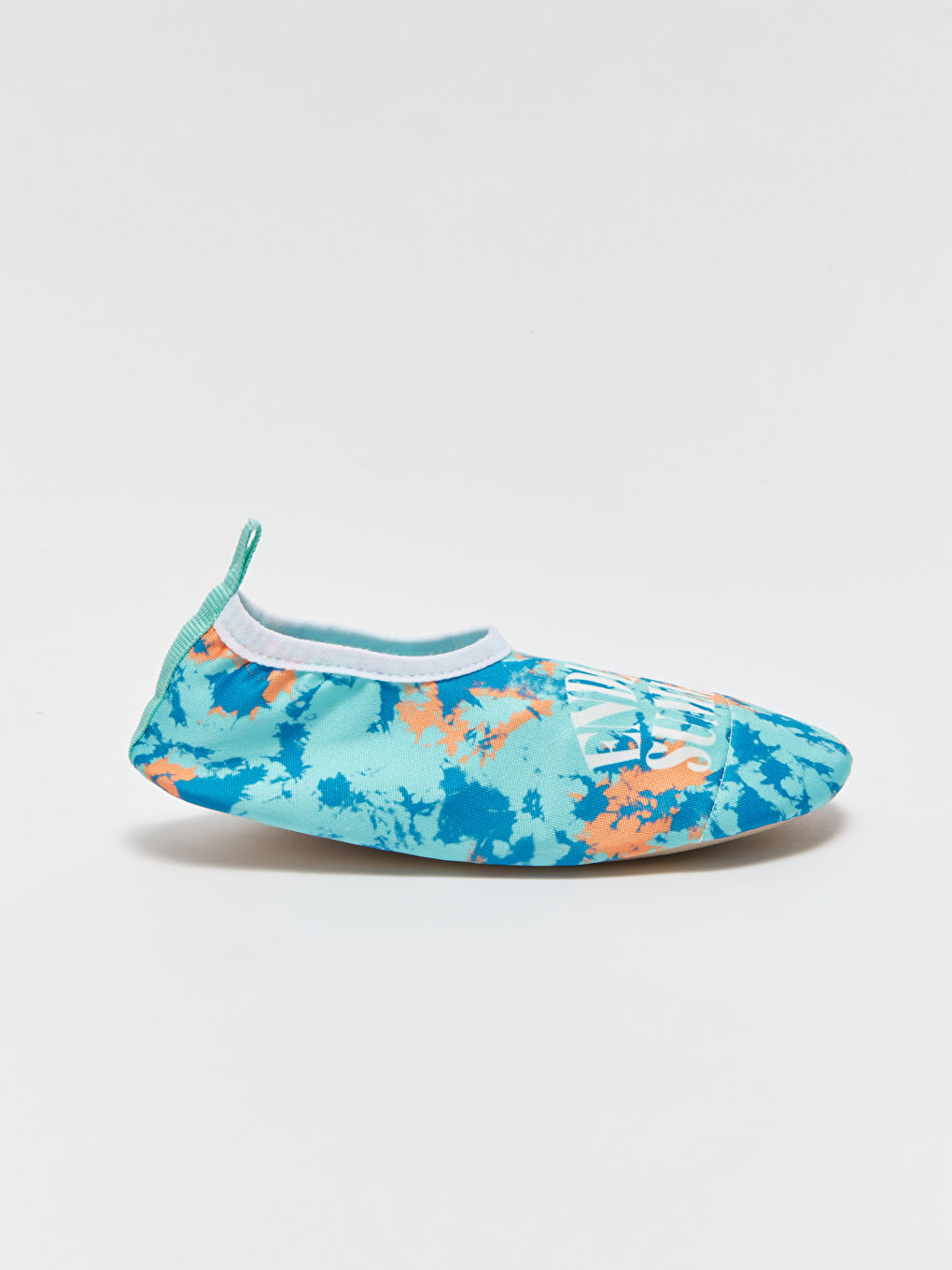 Mavi Baskılı Erkek Çocuk Deniz Ayakkabısı-1
