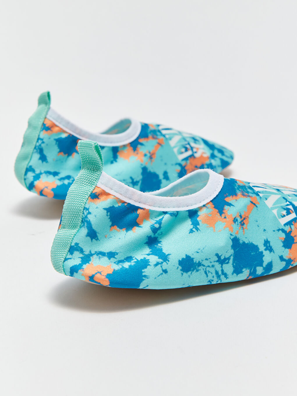 Mavi Baskılı Erkek Çocuk Deniz Ayakkabısı-4