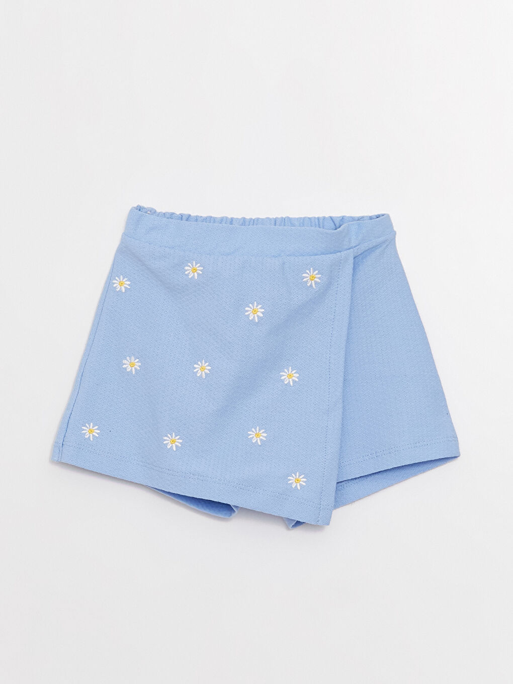 Lila Bebe Yaka Kısa Kollu Kız Bebek Bluz ve Şort Etek 2'li Takım-2