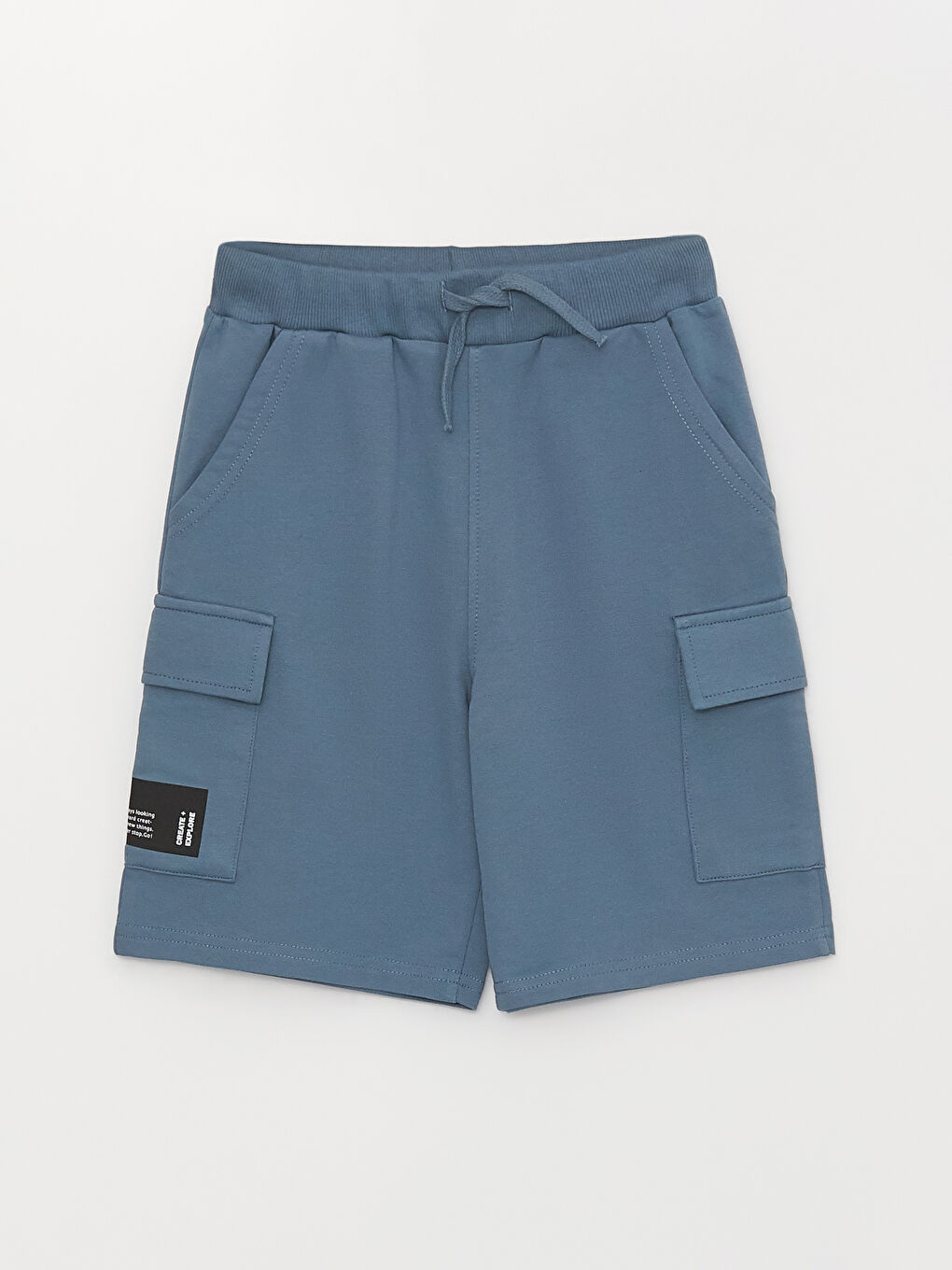 İndigo Rahat Kalıp Beli Lastikli Erkek Çocuk Şort