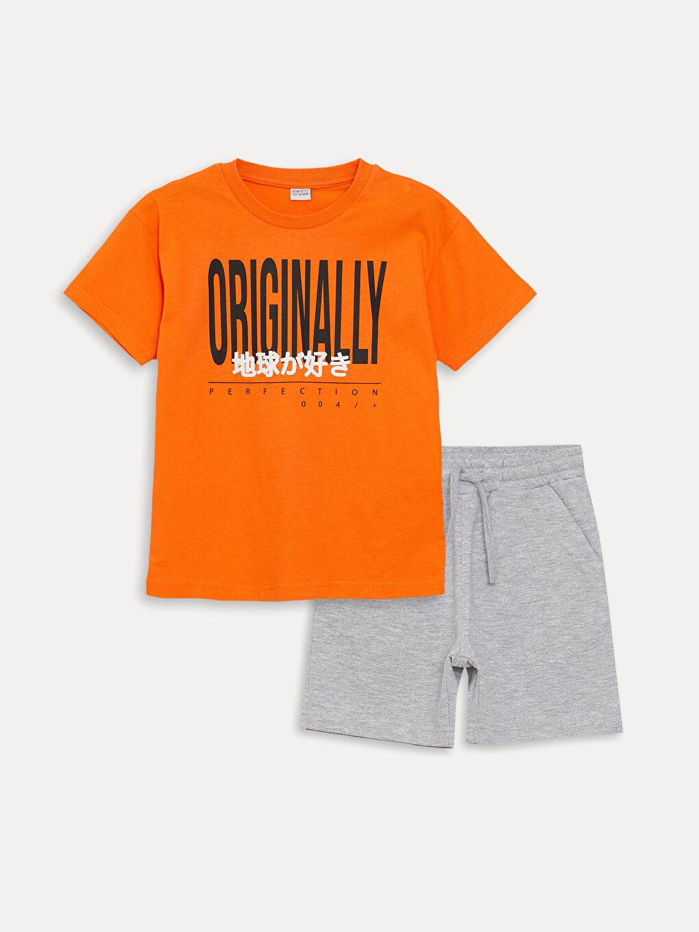 Relaxed Fit Boys' T-Shirt and Shorts