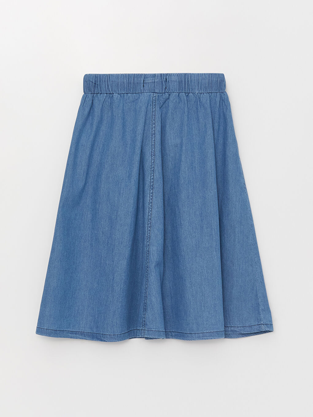 Women's Straight Elastic Waist Jean Skirt -S3IH73Z8-507