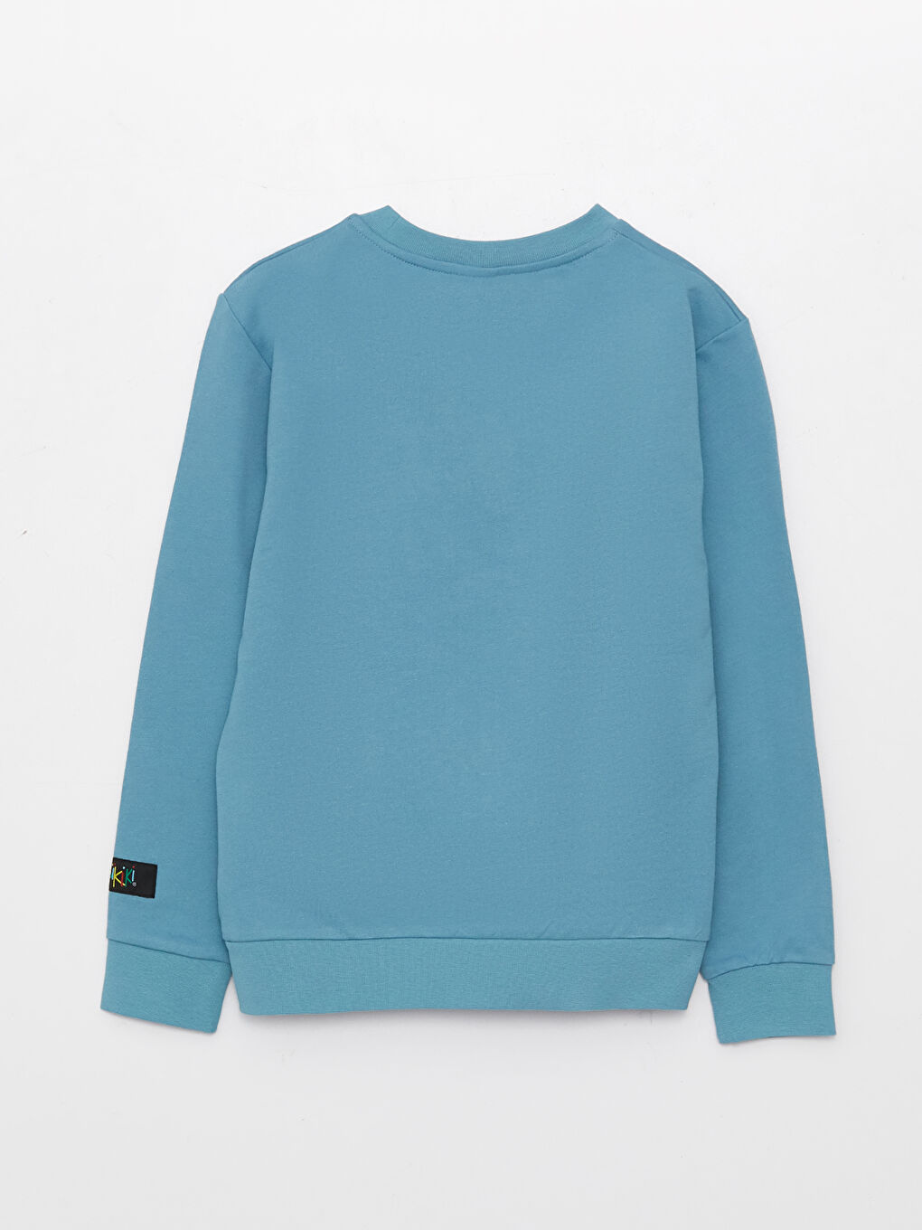 سويت شيرت أطفال يونيكس كم طويل مطبوع قرد نوستالجي بياقة دائرية-10