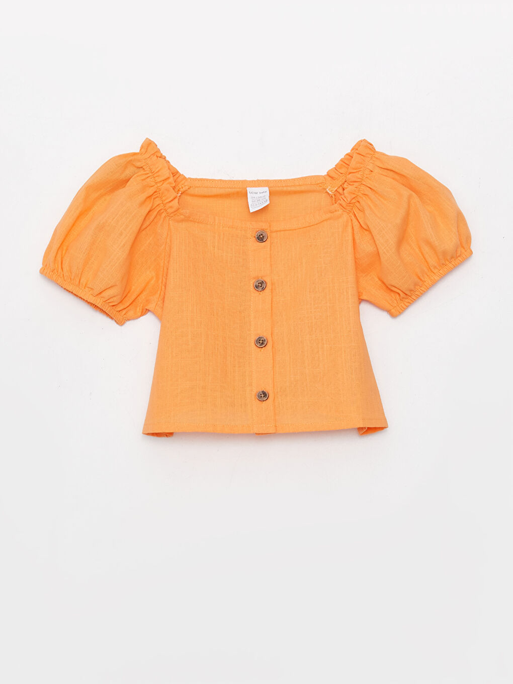 Square Collar Short Sleeve Printed Baby Girl Blouse and Skirt 2-Pack Set-1