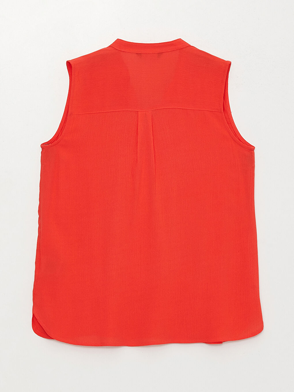 Women's Notch Neck Plain Blouse-6