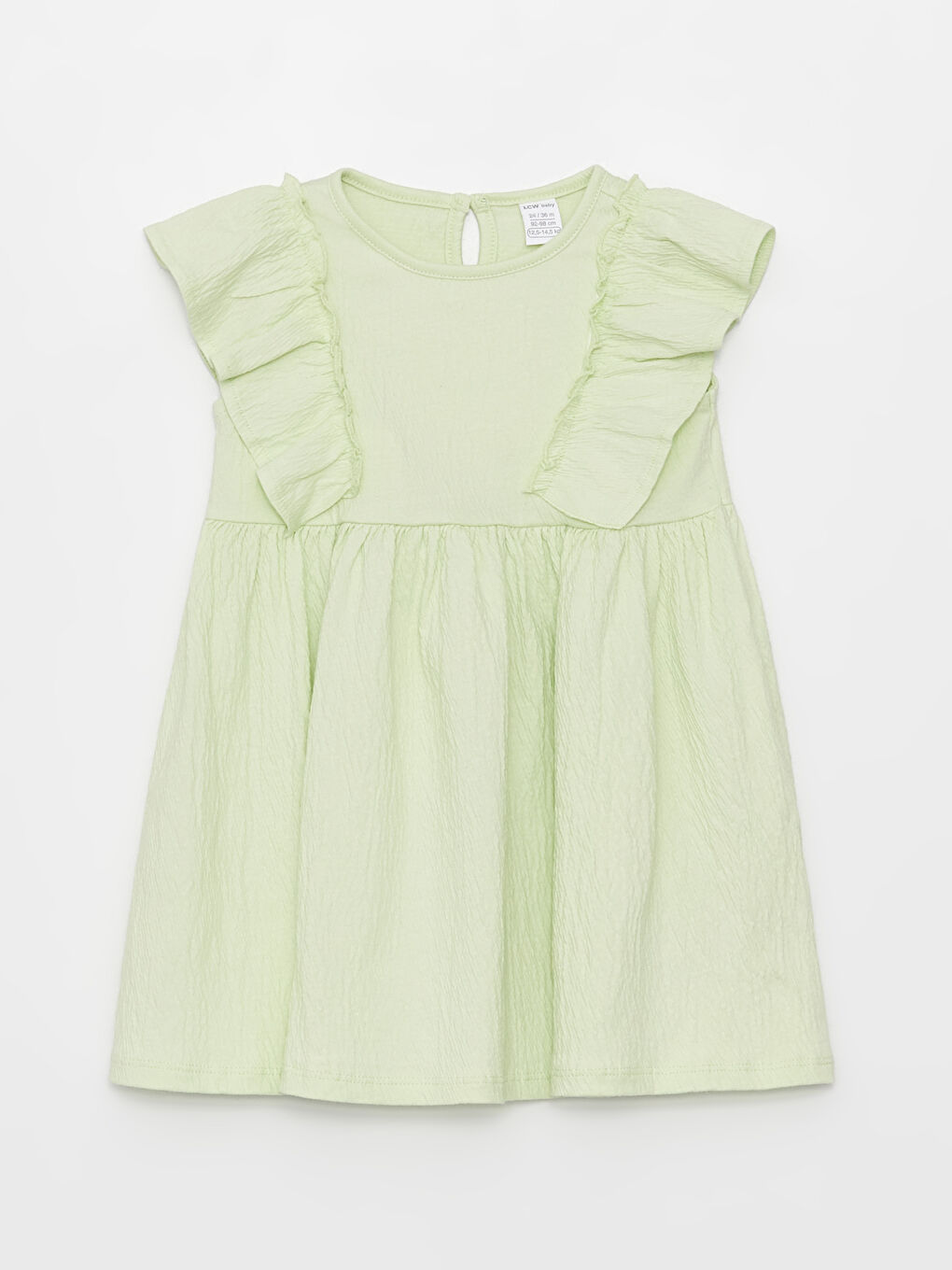Crew Neck Short Sleeve Baby Girls' Dress -S3II03Z1-V88