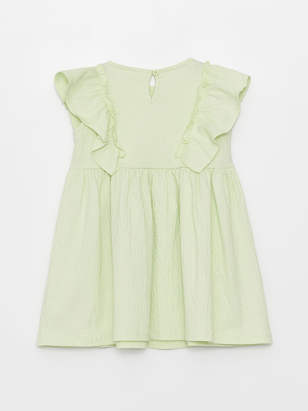 Crew Neck Short Sleeve Baby Girls' Dress -S3II03Z1-V88