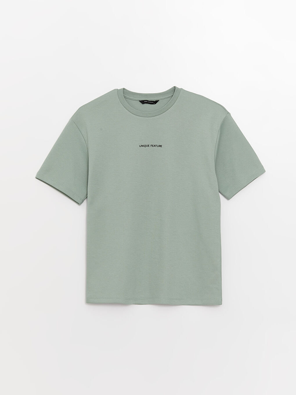 Crew Neck Short Sleeve Printed Men's Sweatshirt-5