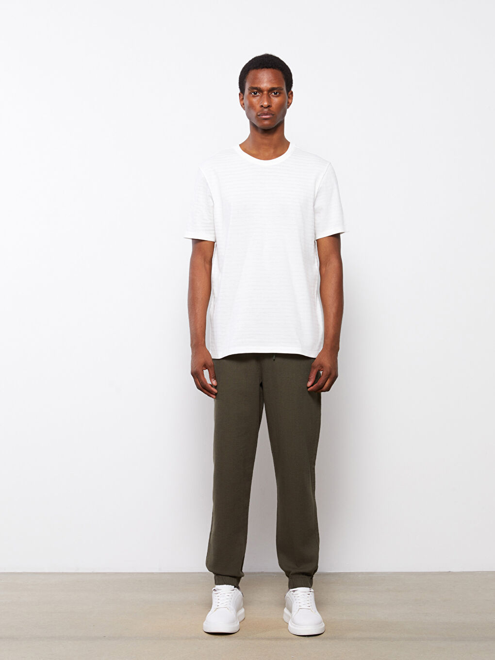 Футболка Мужская с Круглым Вырезом и Коротким Рукавом из Пике-2