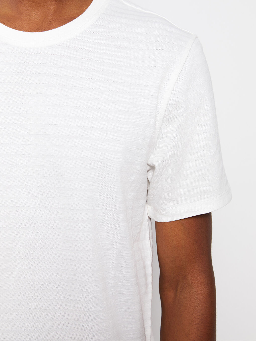 Футболка Мужская с Круглым Вырезом и Коротким Рукавом из Пике-3