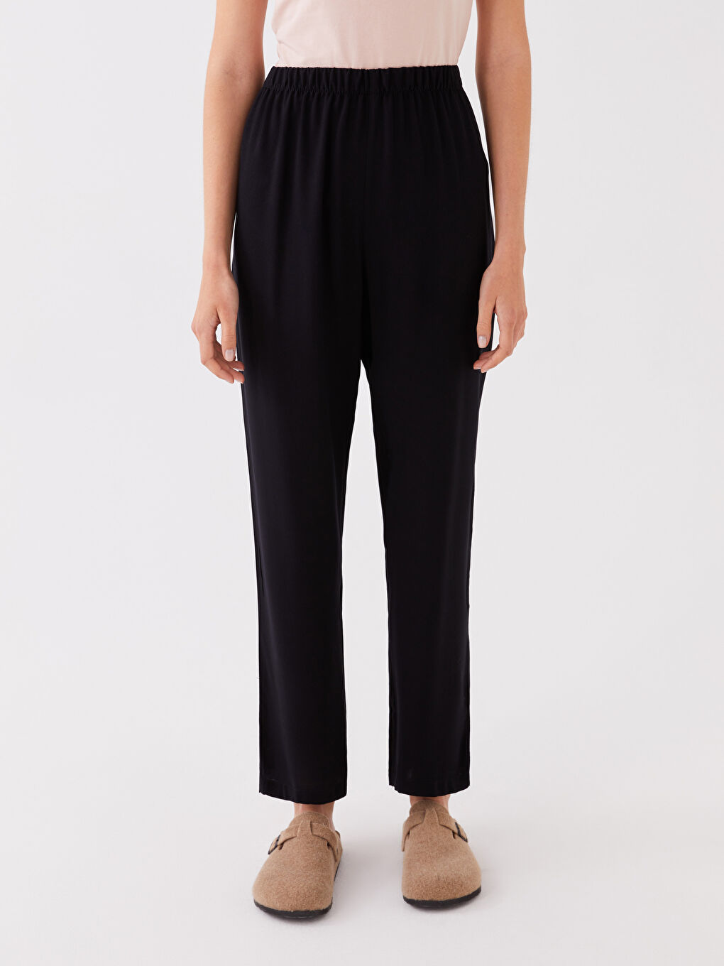 قيعان بيجامة بخصر مرن للسيدات-2