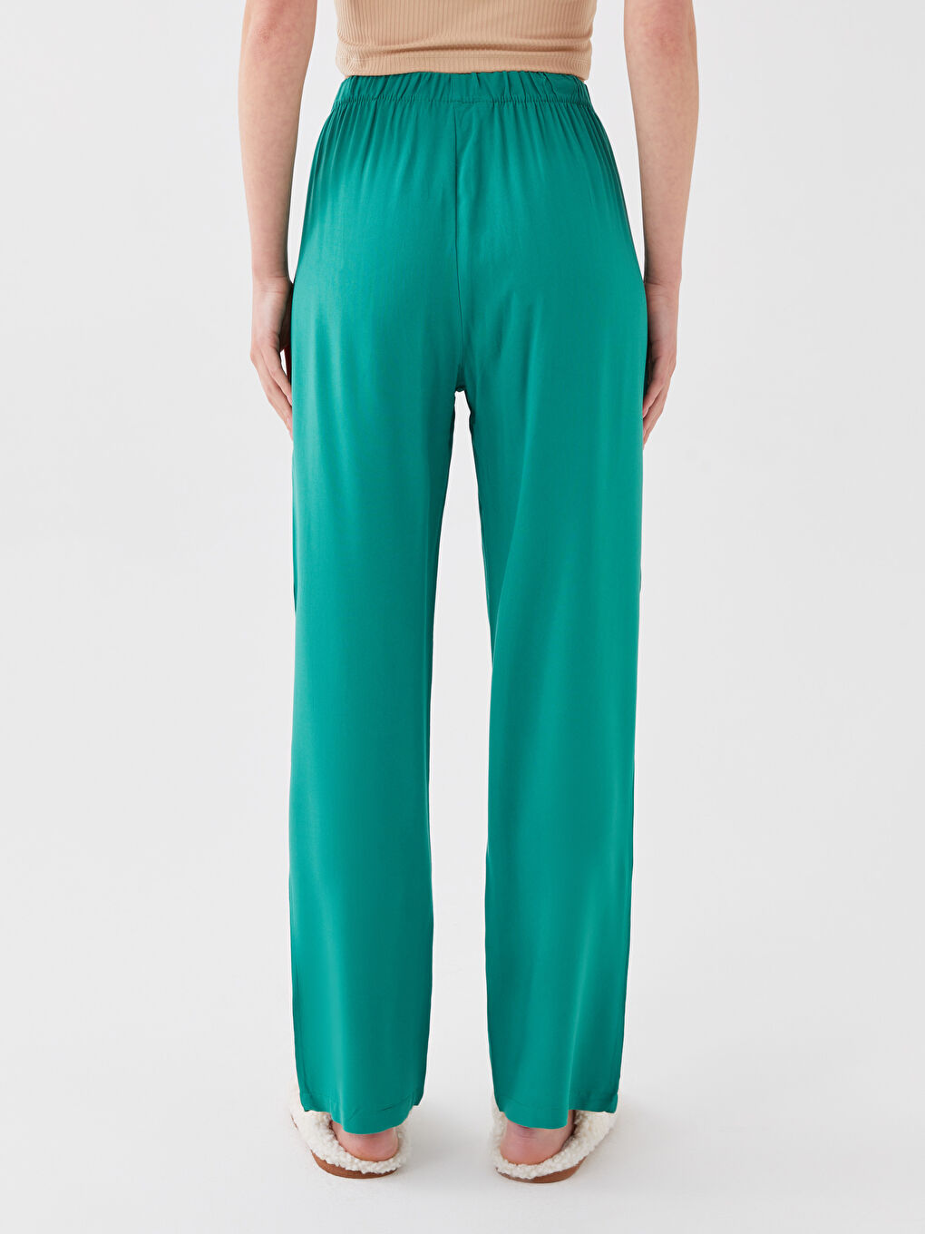 قيعان بيجامة بخصر مرن للسيدات-3