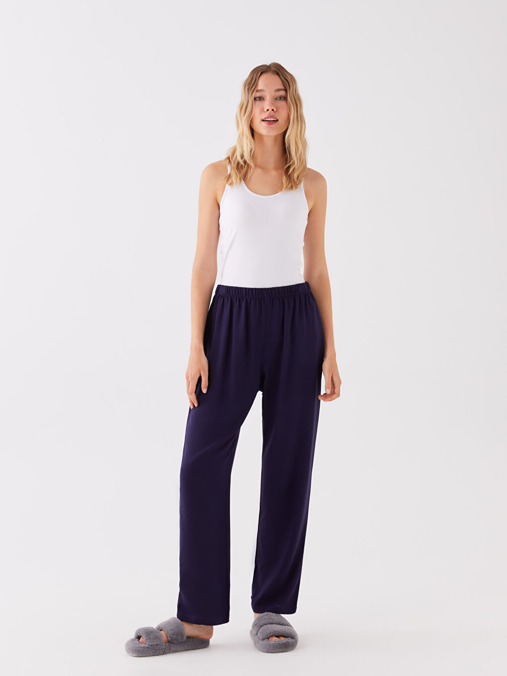 قيعان بيجامة بخصر مرن للسيدات